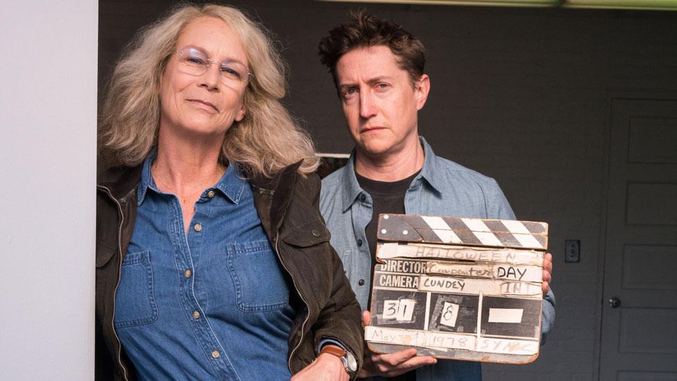Jamie Lee Curtis and David Gordon Green