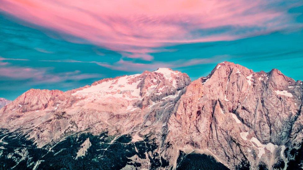 Marmolada glacier