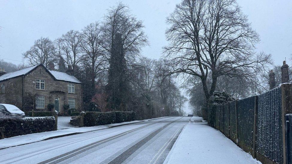 Snow in Staffordshire