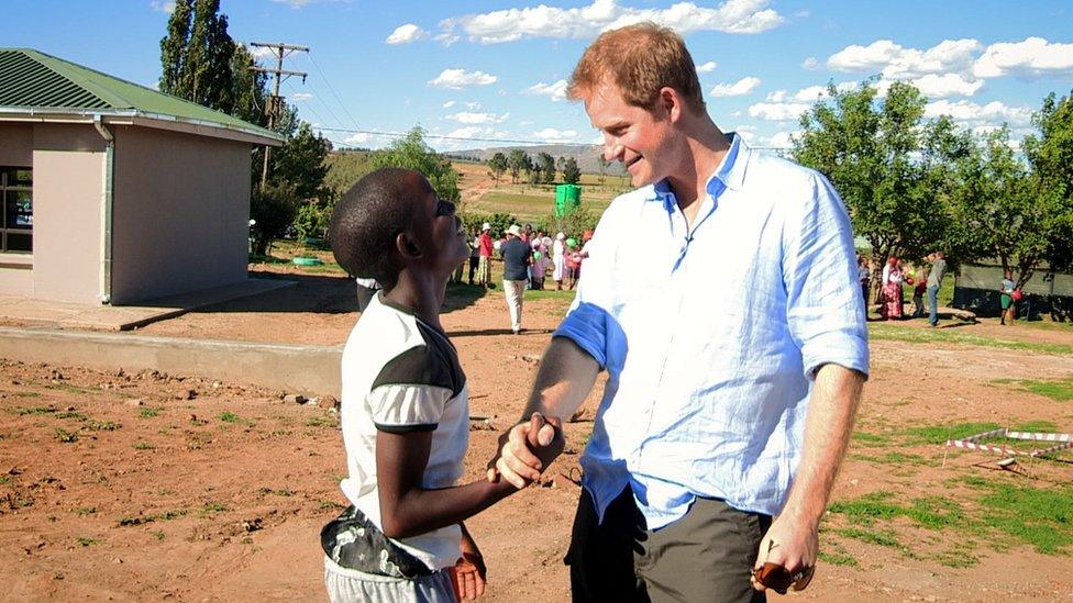 Prince Harry in Lesotho