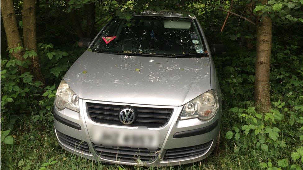 Some of the cars were damaged, according to Trading Standards