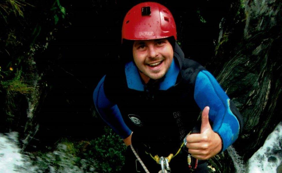 Jack Last canyoning