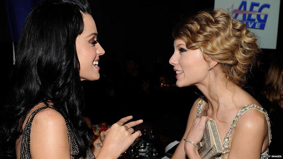 Katy Perry and Taylor Swift