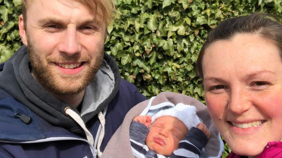 Kim Moralee and her husband Pete became parents for the first time at the end of March.