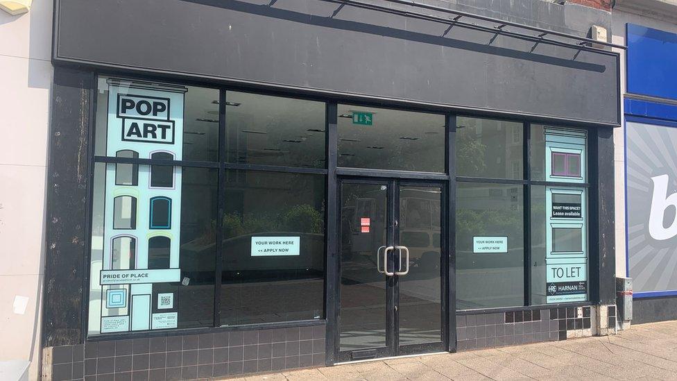 The former mobile phone shop on Midland Street, Bedford