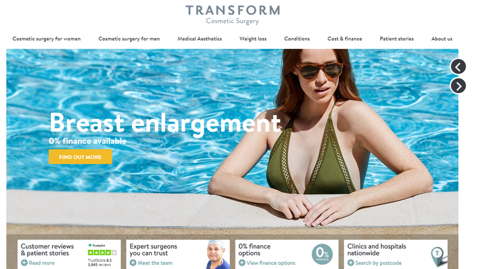 Transform website