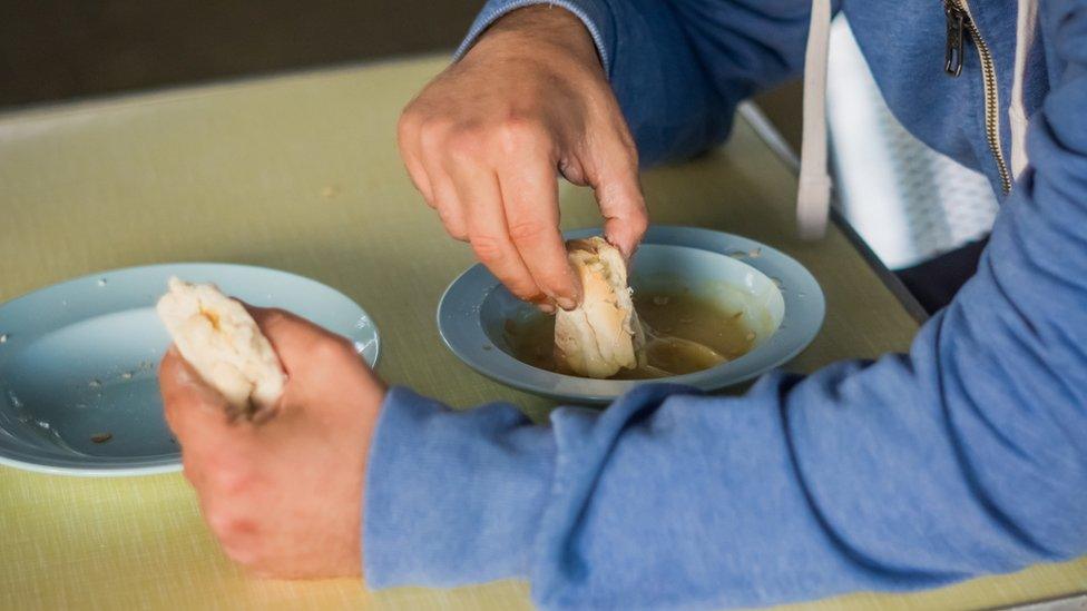 Soup and bread