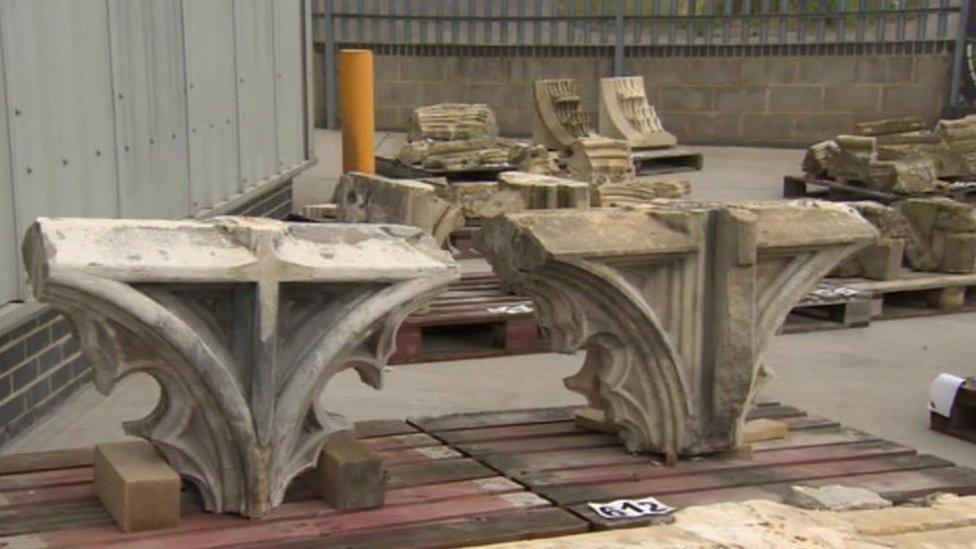 Stonework to be auctioned