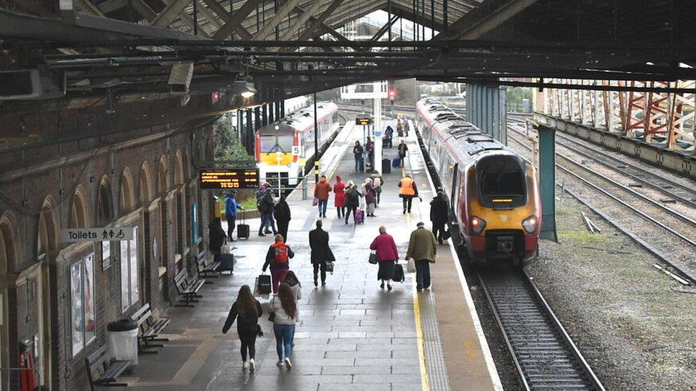 Chester station platform