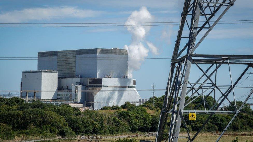 Hinkley Point B nuclear power station.