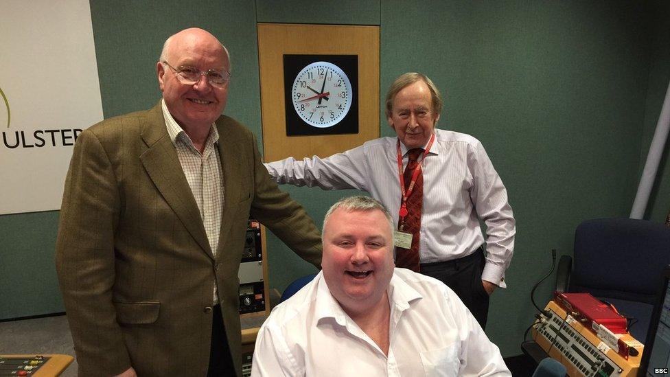 Stephen Nolan, with John Bennett and Walter Love