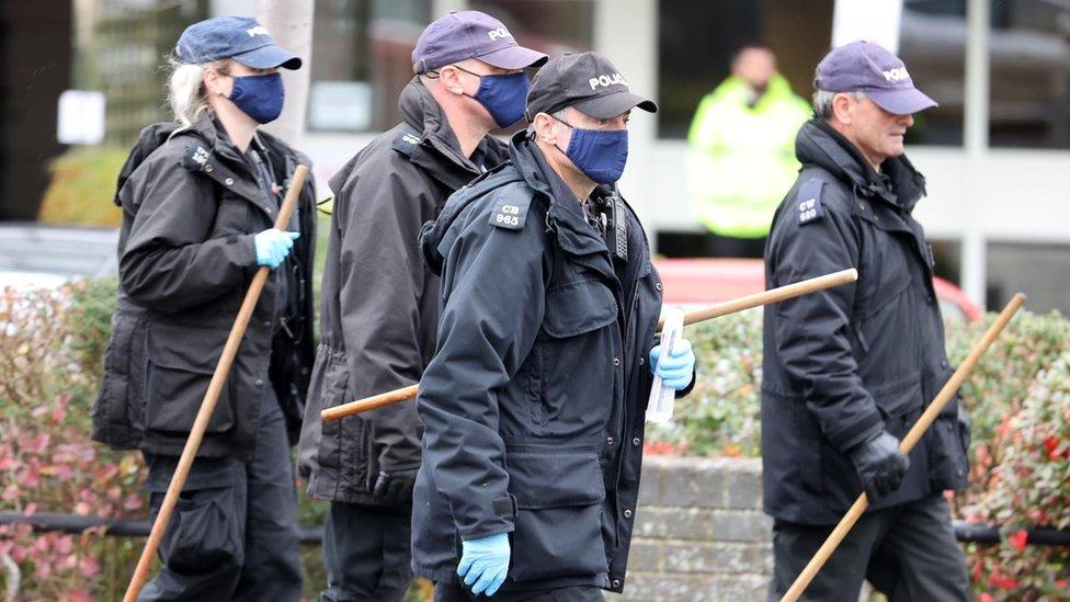 Russell Way crime scene