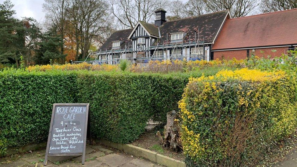 Rose Garden Cafe in Graves Park