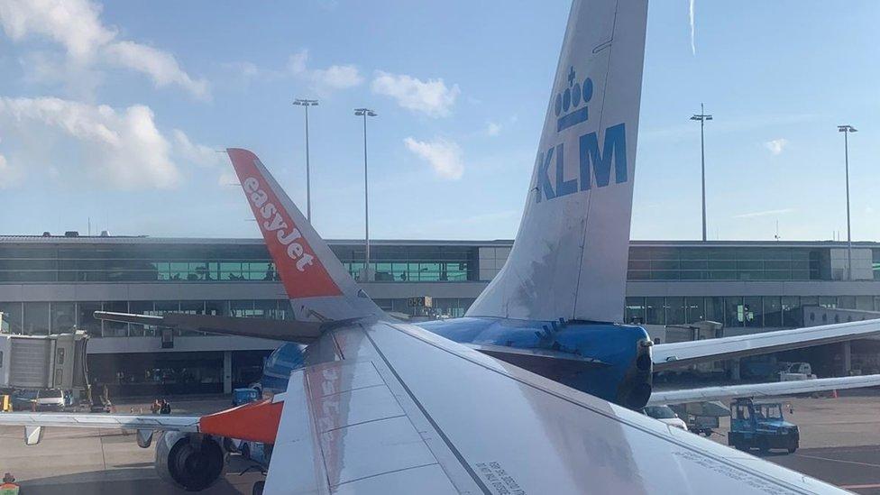 Planes collided at Schipol Airport