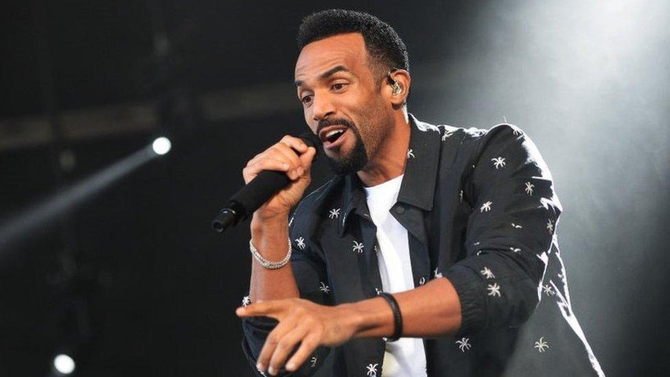 Craig David performing