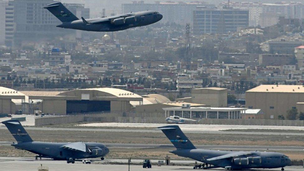 US troops withdraw from Kabul airport in Afghanistan