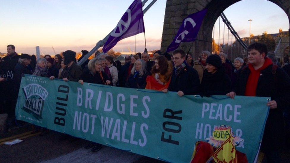 Aberdeen protest