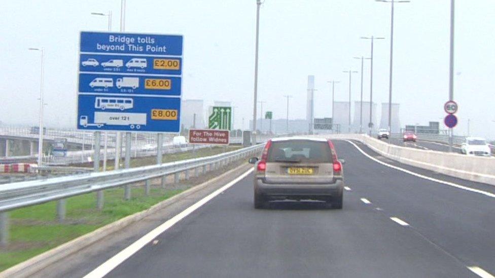 Mersey Gateway signs