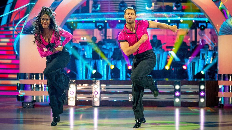 Kelvin Fletcher and Oti Mabuse