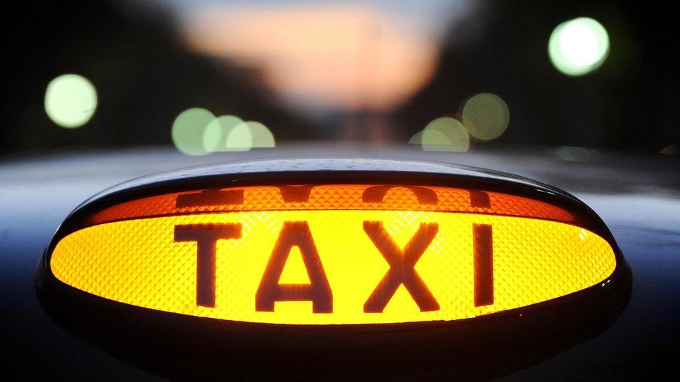 Taxi sign