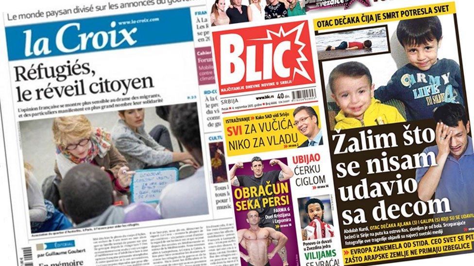 European Newspaper Front Pages