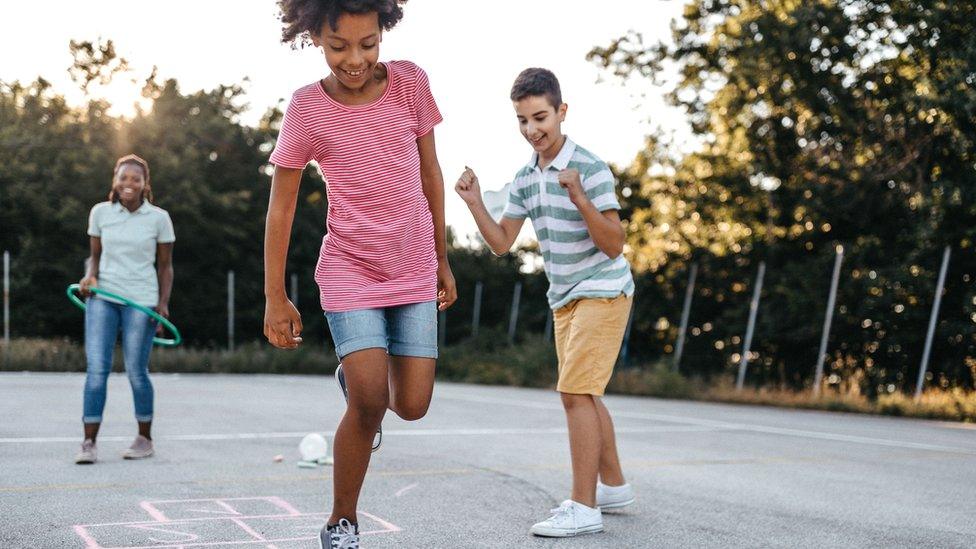 Children at a park