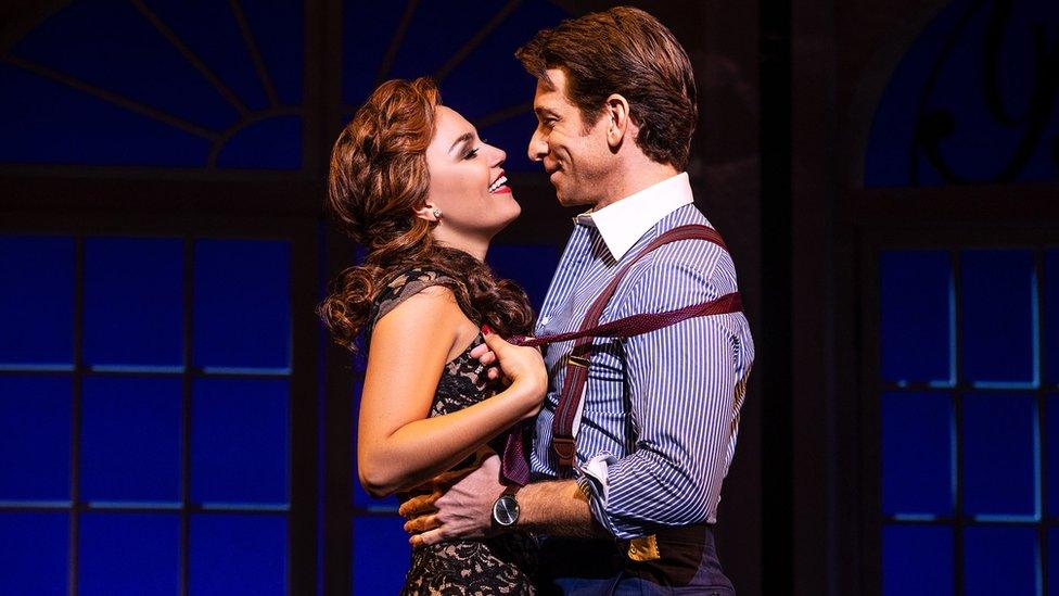 L to R: Samantha Barks and Andy Karl