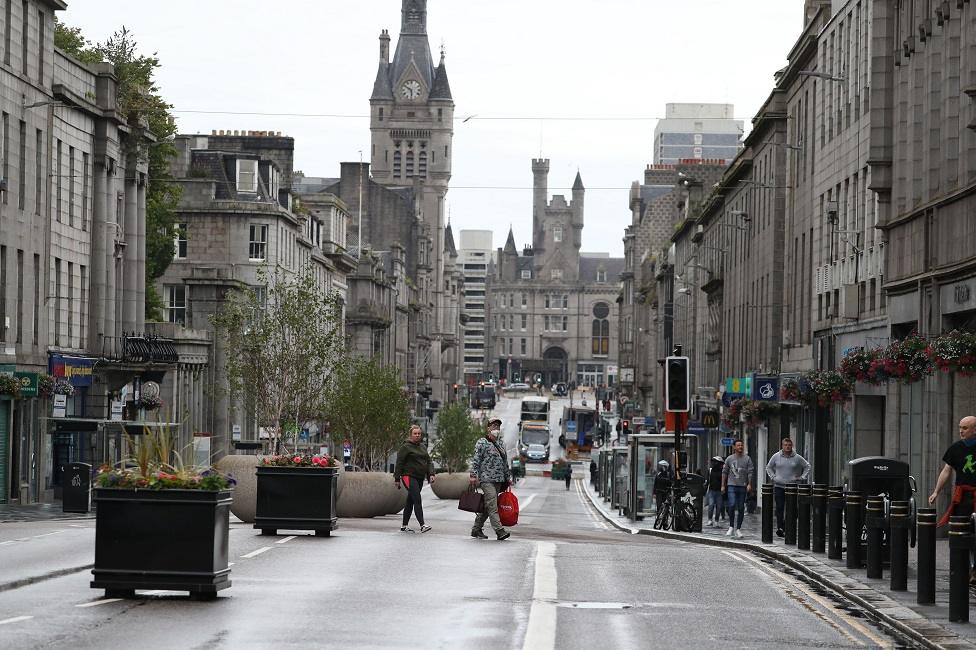 Aberdeen during summer lockdown