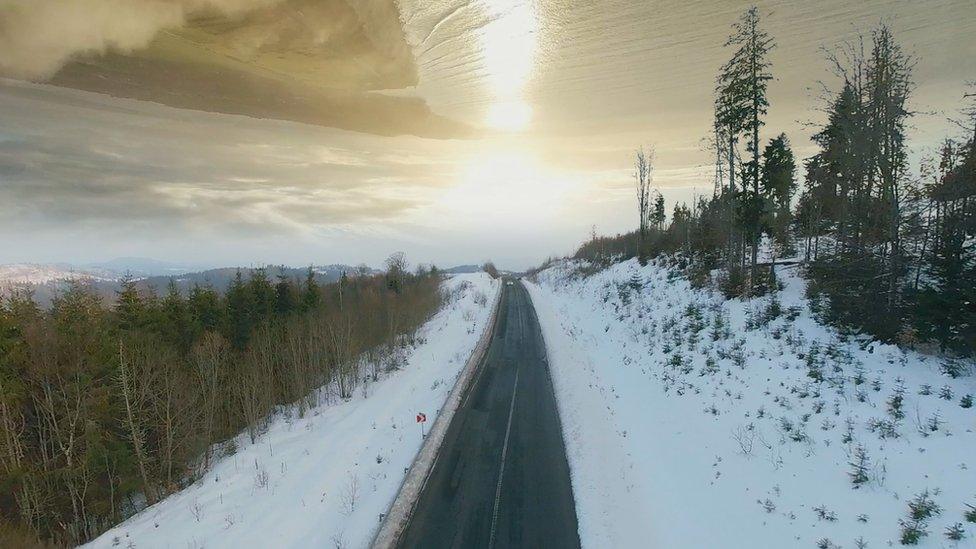 A road in Ukraine