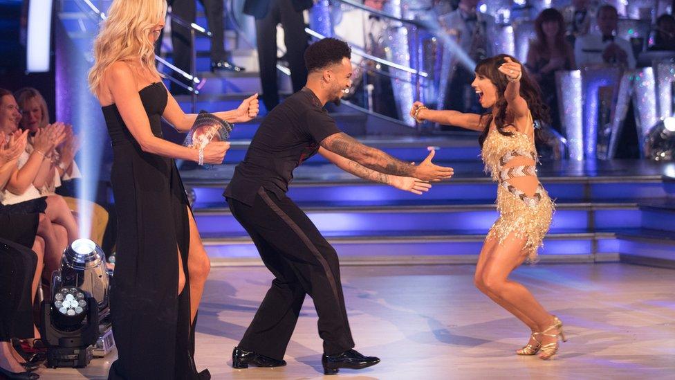 Aston Merrygold and Janette Manrara