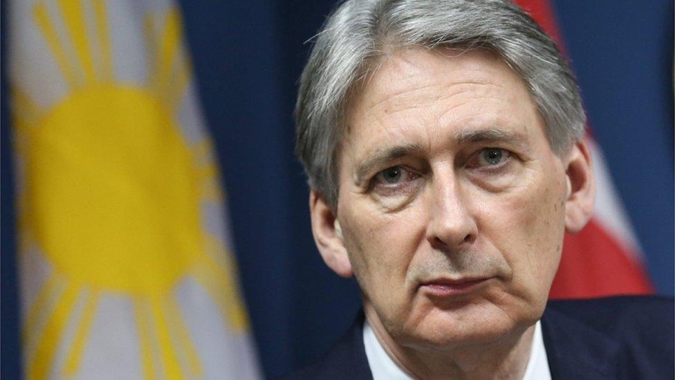 Foreign Secretary Philip Hammond