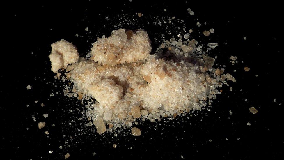Stock image of MDMA crystals