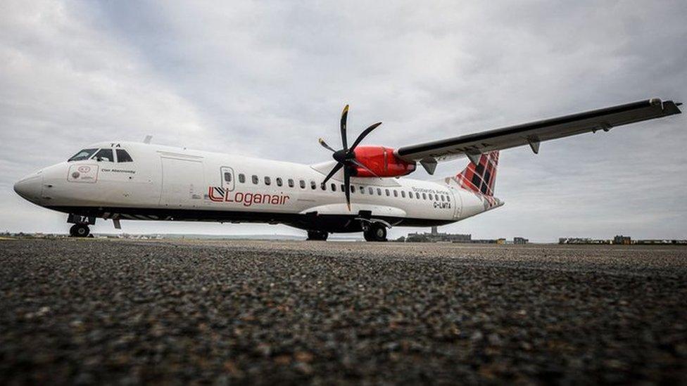 Loganair 72-seat ATR72-600 aircraft