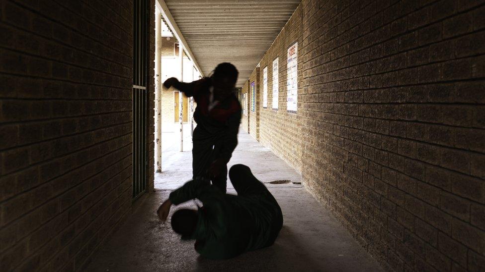 A pupils being bullied