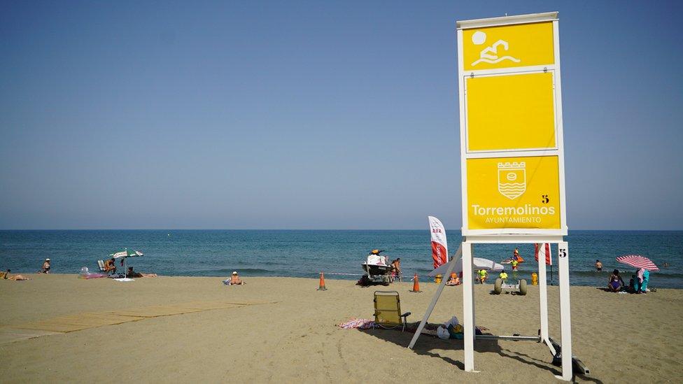 Beach at Torremolinos