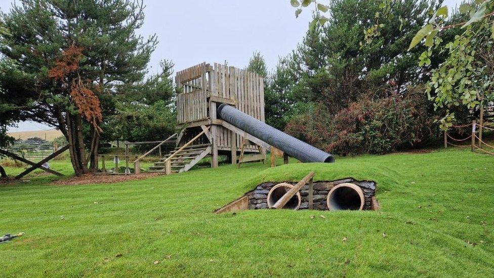 The new purpose built adventure course