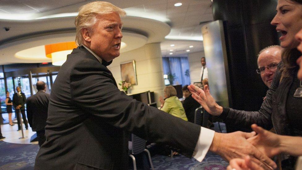 Donald Trump attends the 101st Annual White House Correspondents' Association Dinner at the Washington Hilton on April 25, 2015 in Washington, DC