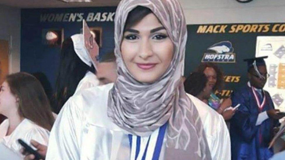 Facebook picture shows Yasmin Seweid smiling to camera