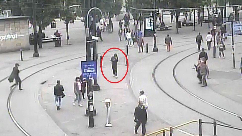 Salman Abedi on CCTV in Manchester