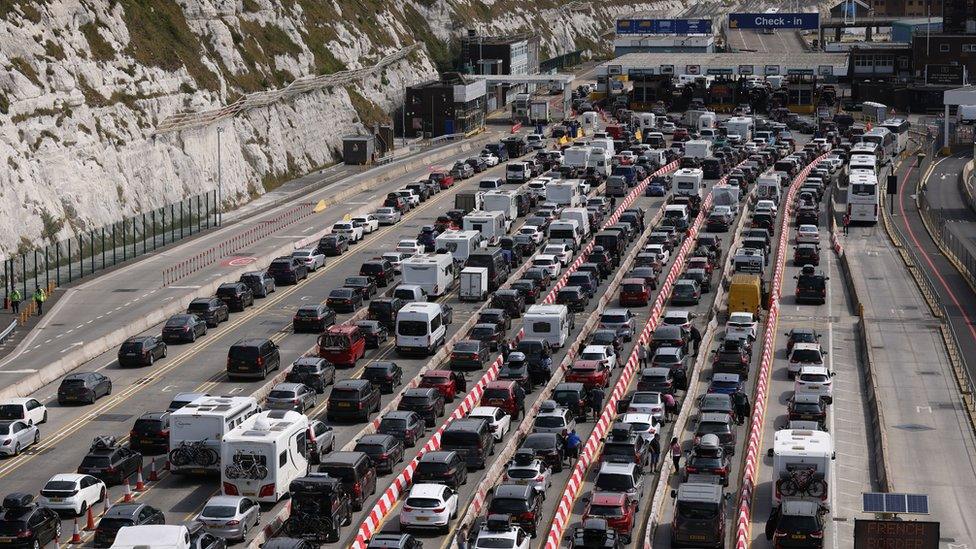 Traffic at Port of Dover