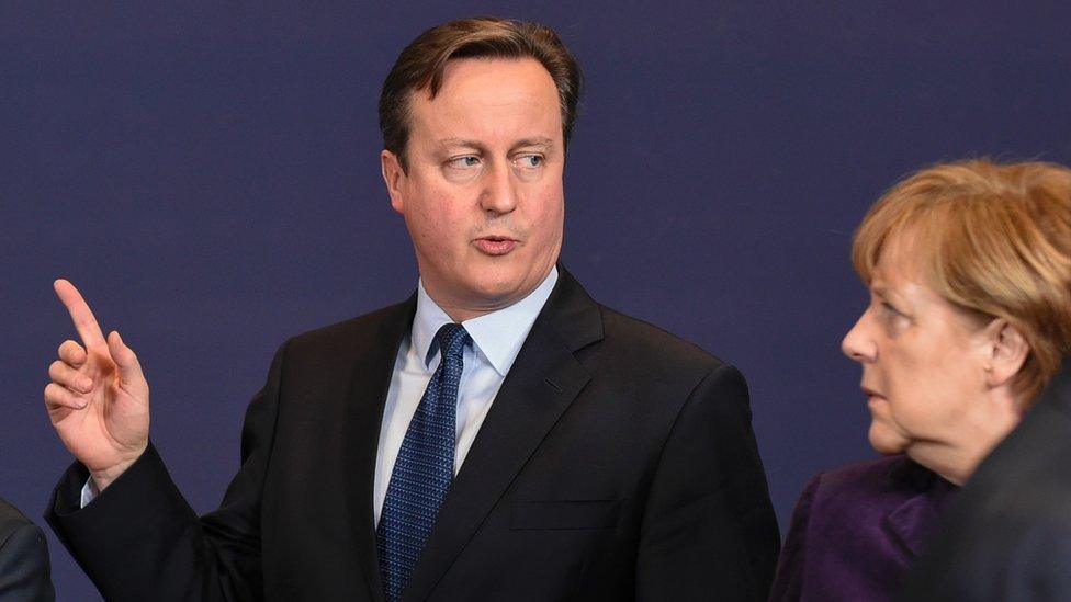 David Cameron and Angela Merkel