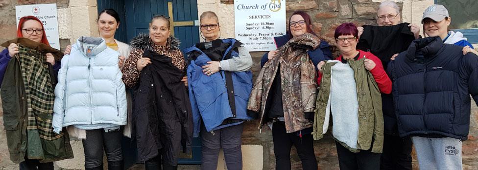 Donated jackets