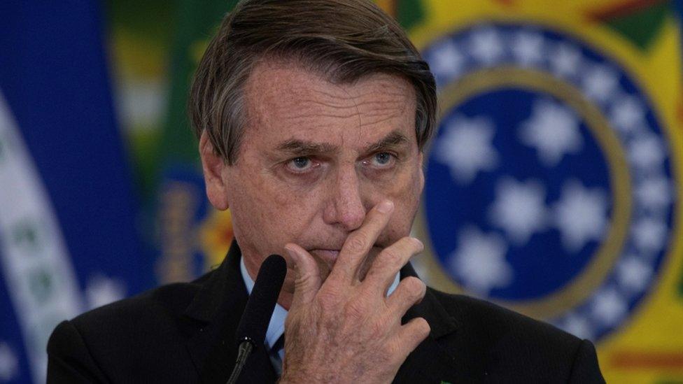 Brazil's president Jair Bolsonaro