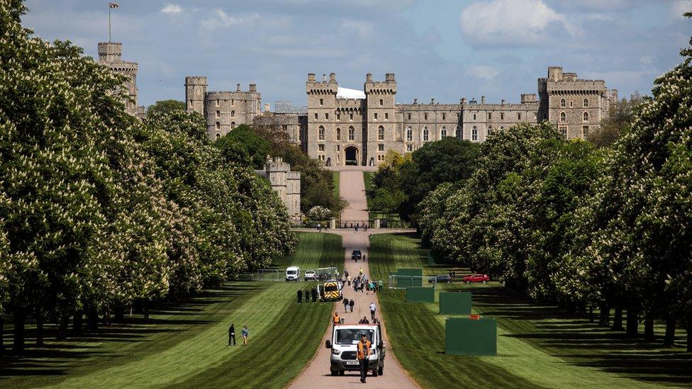 Preparations at Windsor Castle