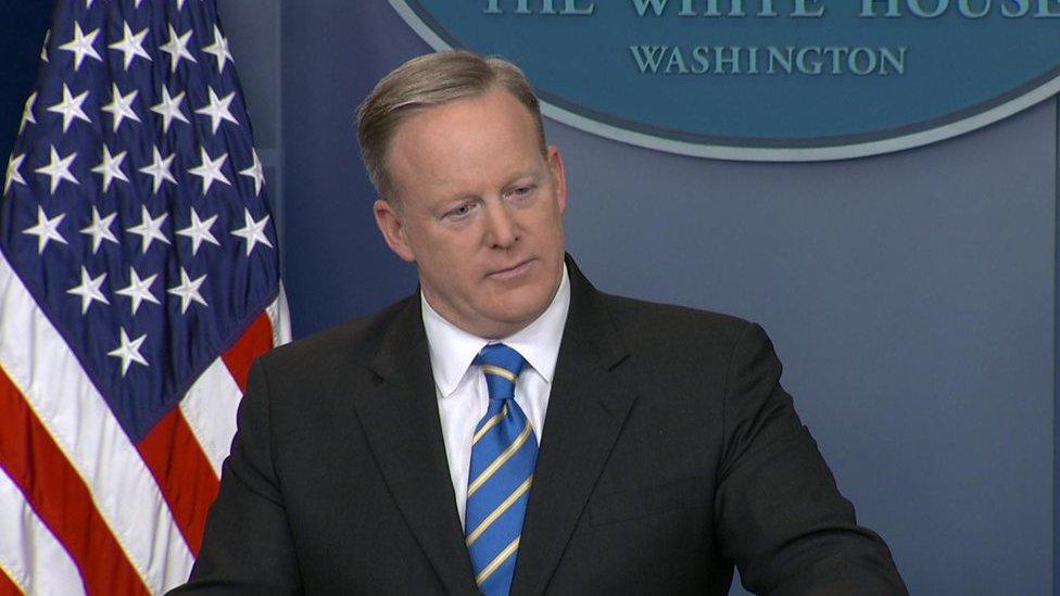 White House spokesman Sean Spicer