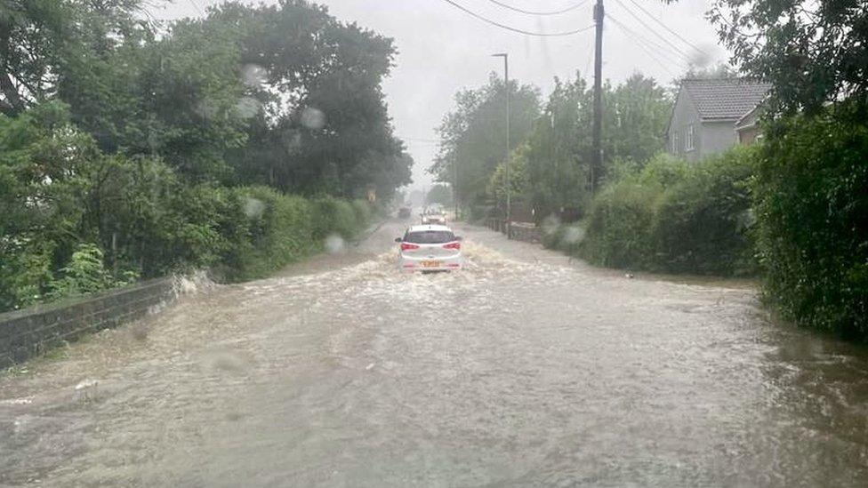 Chard flooding