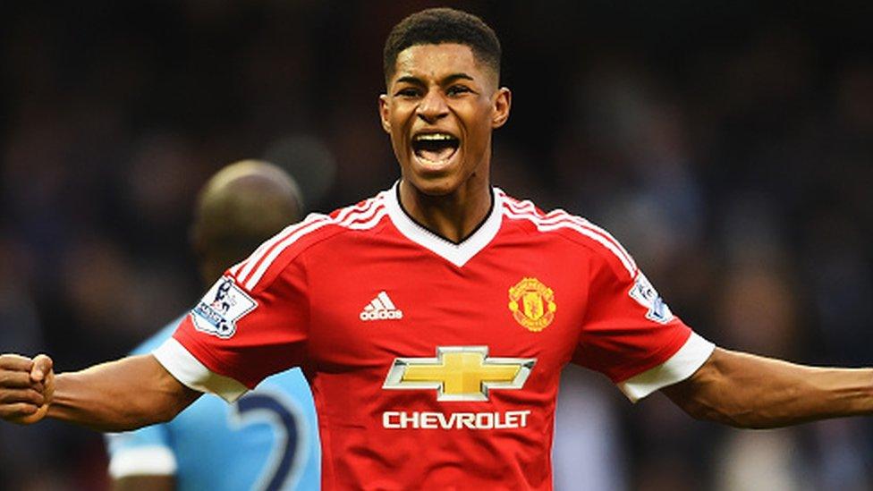 Manchester United forward Marcus Rashford