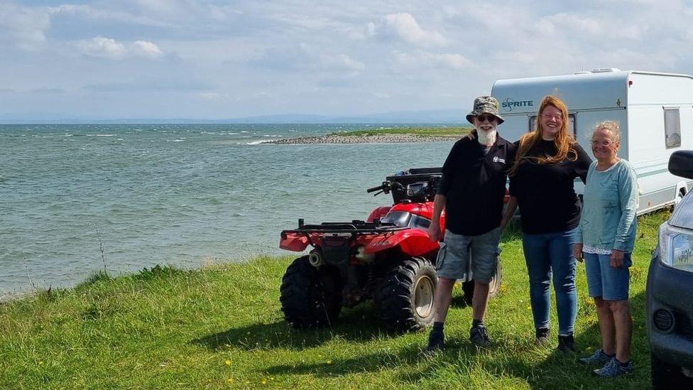 Seasonal volunteers at Foulney Nature Reserve