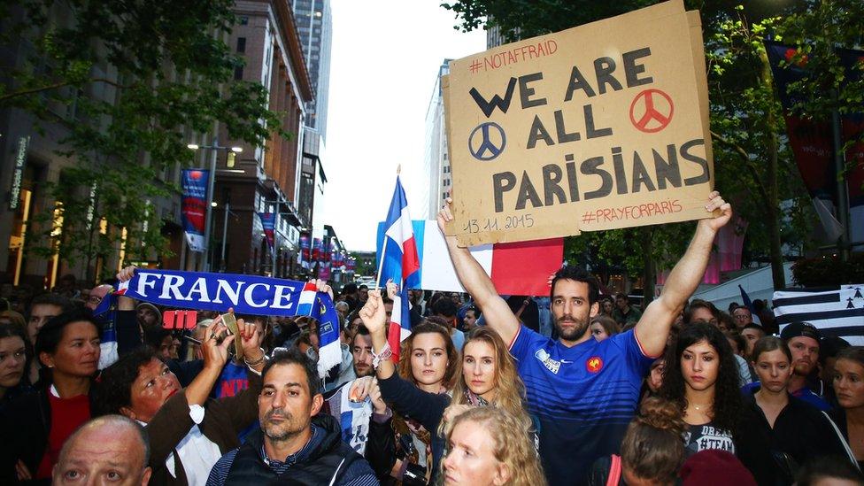 Vigil in Sydney