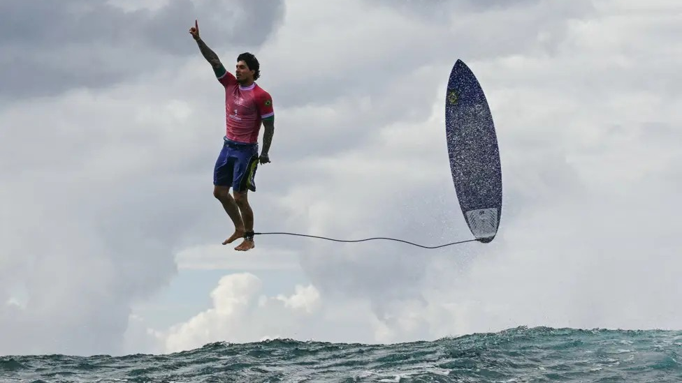 This picture of Brazilian surfer Gabriel Medina, by photographer Jerome Brouillet, has been named the overall winner at the 2025 World Sports Photography Awards.